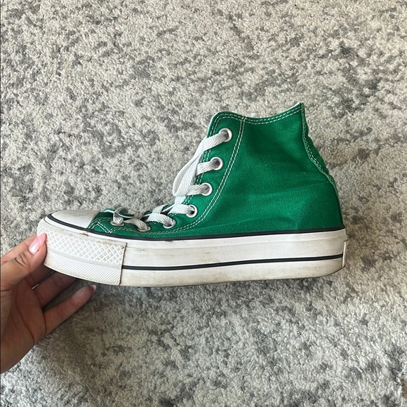 Converse Classic Green High-Tops - Picture 3 of 5